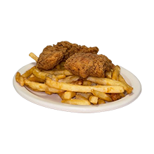 Crossroads burger - chicken tender strip