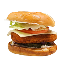 Crossroads burger - hamburger-cheese burger