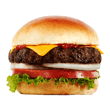 Crossroads burger - hamburger- black bean burger