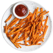 Crossroads burger - Appetizers- sweet potato friesr